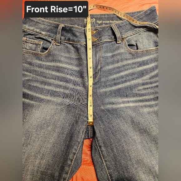 Soho High Waist Boyfriend Ankle/Crop w/Matching Belt sz6 w/Stretch E.U.C - Picture 6 of 8